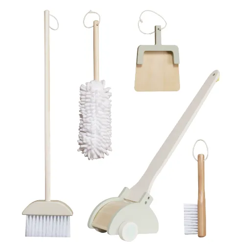 Set de joacă din lemn „Curățenie”, W10L067 Set de joacă din lemn „Curățenie”, W10L067