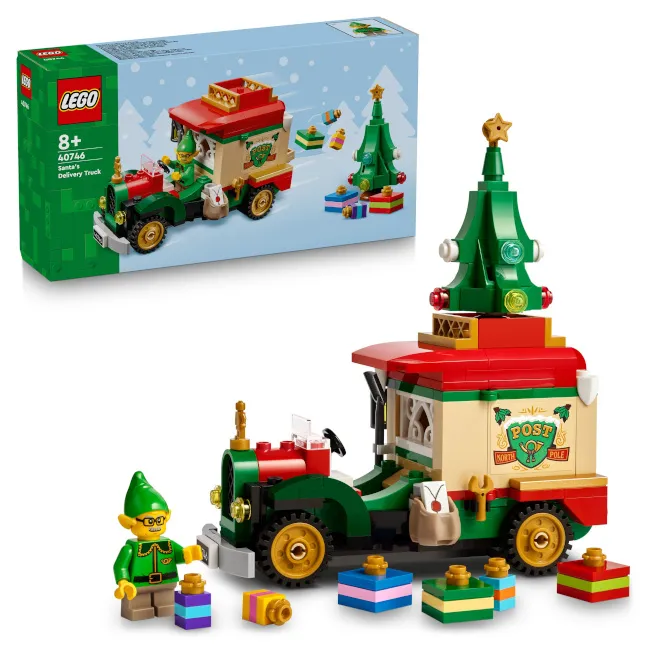 Constructor LEGO Christmas Camionul de livrări al lui Moș Crăciun, art. 40746