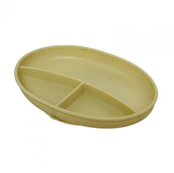 Set diversificare 5 piese din silicon: bavetă, bol, farfurie, linguriță și furculiță, Olive Set diversificare 5 piese din silicon: bavetă, bol, farfurie, linguriță și furculiță, Olive