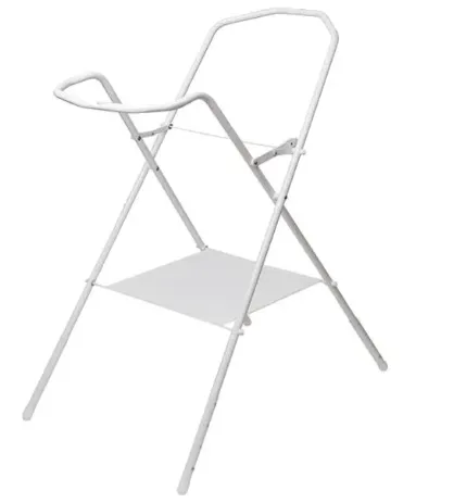 Suport metalic Maltex Leo White pentru cădiță de 100 cm