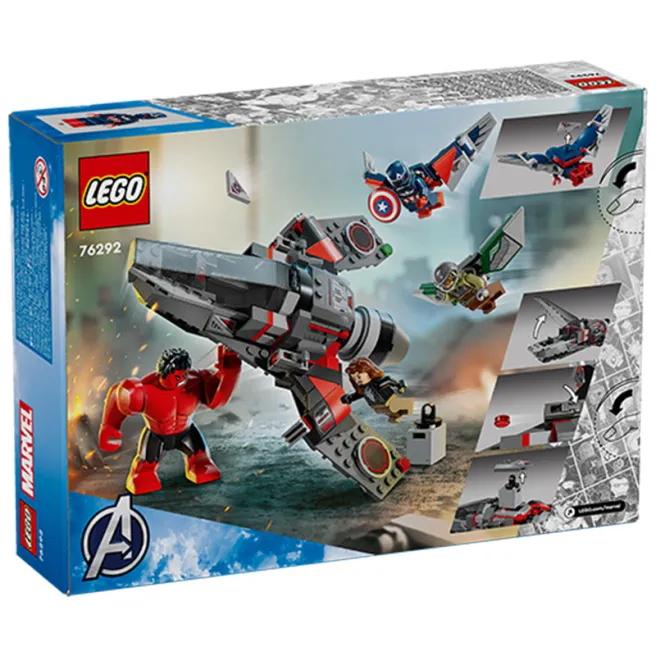 Constructor LEGO Marvel Bătălia Căpitanului America împotriva lui Red Hulk, art. 76292 Constructor LEGO Marvel Bătălia Căpitanului America împotriva lui Red Hulk, art. 76292