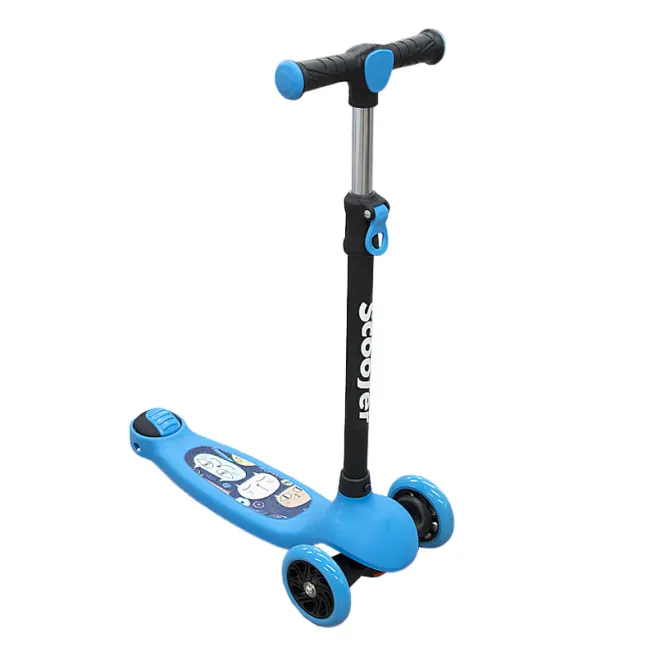 Самокат детский 077, синий