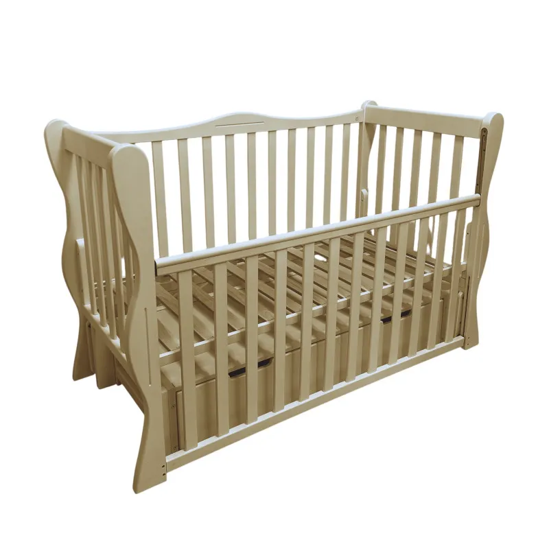 Детская кроватка Goydalka JOLY PREMIUM LONGITUDINAL (1B361-2) Слоновая кость