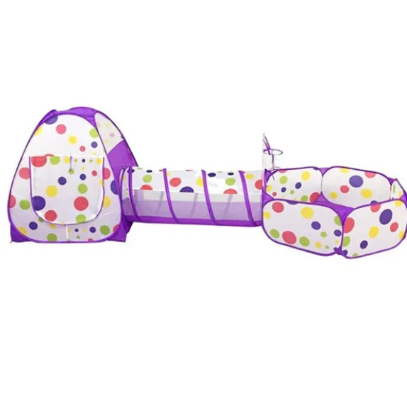 Cort cu tunel și piscină cu bile Cort cu tunel și piscină cu bile