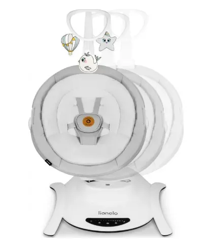 Patut-balansoar Lionelo Bella Set Grey Concrete Patut-balansoar Lionelo Bella Set Grey Concrete