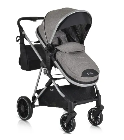 Cărucior 2/1 transformabil Moni Kali Grey Cărucior 2/1 transformabil Moni Kali Grey