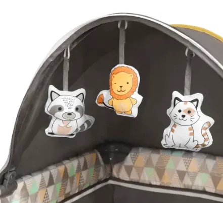 Patut pliabil 2 in 1 Lionelo Sven Plus Yellow Scandi Patut pliabil 2 in 1 Lionelo Sven Plus Yellow Scandi