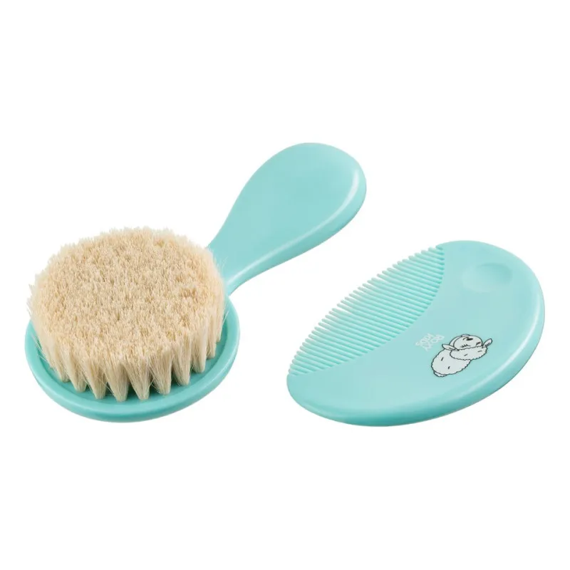 Pieptene-perie moale Roxy Kids din lână de oaie, Turcoaz (RBH-003) Pieptene-perie moale Roxy Kids din lână de oaie, Turcoaz (RBH-003)