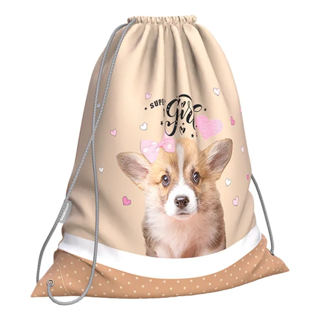Sac pentru încălțăminte EK 365x440mm Corgi Puppy