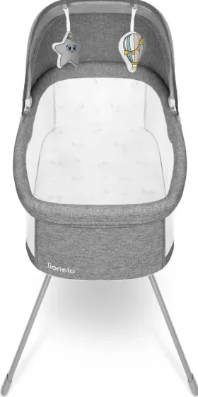 Patut Co-sleeper 3 in 1 Lionelo Malin Grey Stone Patut Co-sleeper 3 in 1 Lionelo Malin Grey Stone