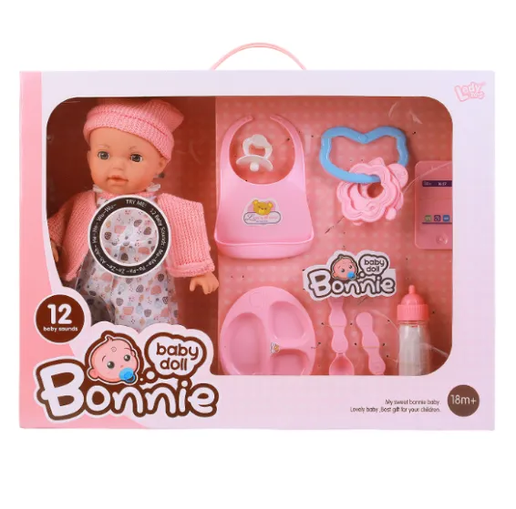 Păpușa Bonnie cu 12 sunete și cu accesorii, 30 cm