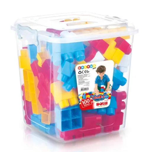 Конструктор 100 элементов в пластиковом боксе, Dolu арт. 5063