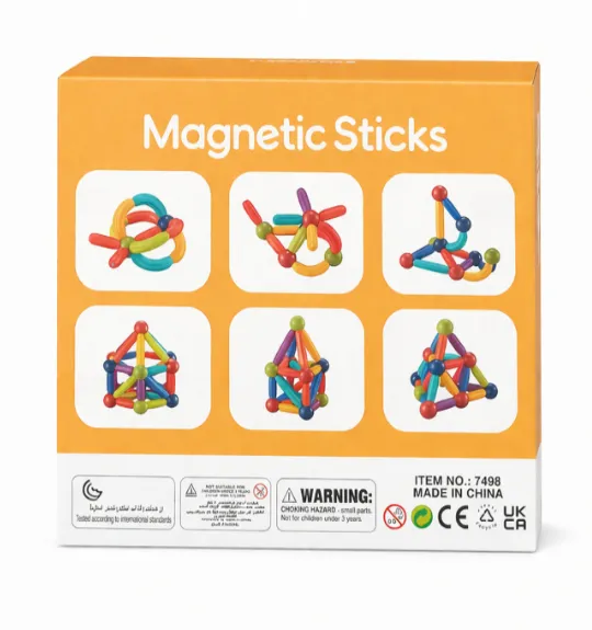 Constructor magnetic Magnetic Sticks 102 piese, cod 962102 Constructor magnetic Magnetic Sticks 102 piese, cod 962102