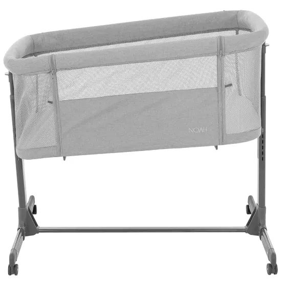 Pătuc Co-sleeper 3 in 1 Kikkaboo Noah Light Grey Pătuc Co-sleeper 3 in 1 Kikkaboo Noah Light Grey