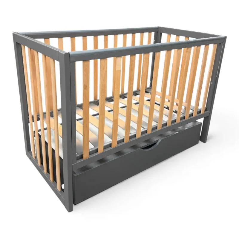 Pătuţ Eucalyptus Mia Elite Premium Transversal (DS-E406) Grafit+Natural Pătuţ Eucalyptus Mia Elite Premium Transversal (DS-E406) Grafit+Natural