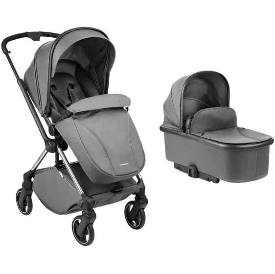 Carucior 2/1 KikkaBoo Lanah Grey Carucior 2/1 KikkaBoo Lanah Grey