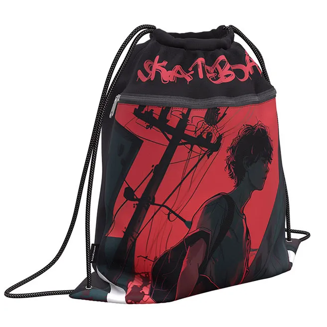 Geantă pentru încălțăminte ErichKrause cu buzunar cu fermoar, Mystery Guy