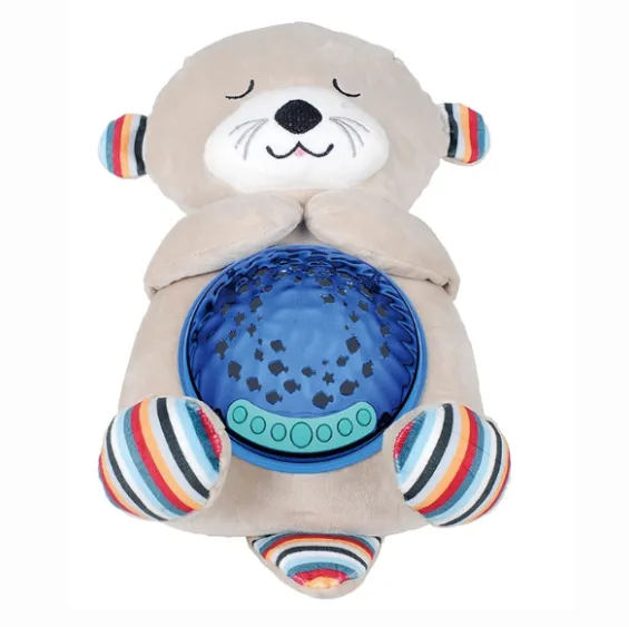 Lampă de noapte-proiector „Vidră” cu efecte sonore și luminoase Lampă de noapte-proiector „Vidră” cu efecte sonore și luminoase