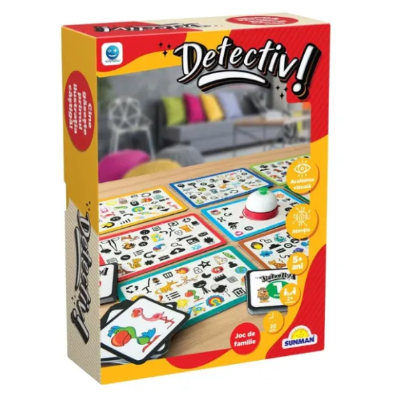 Joc de societate ”Detectiv”, (ro)