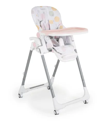 Scaun pentru hranire pliabil Moni Bueno Pink