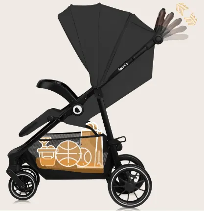 Carucior de plimbare Lionelo Emma One Grey Stone Carucior de plimbare Lionelo Emma One Grey Stone