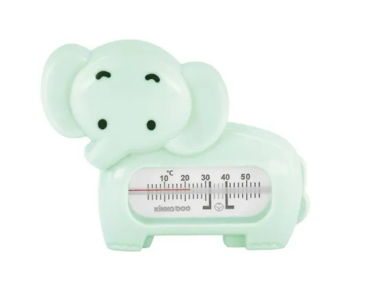 Termometru pentru baie Kikkaboo Elephant Mint