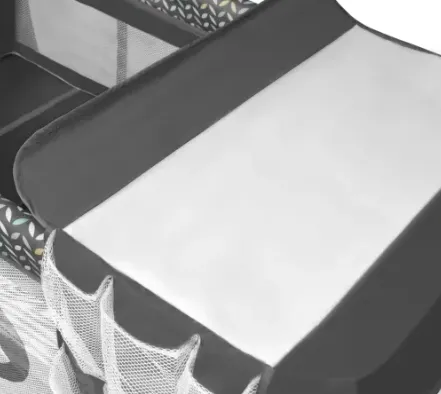 Patut pliabil 2 in 1 Lionelo Flower Grey Scandi Patut pliabil 2 in 1 Lionelo Flower Grey Scandi