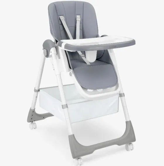 Scaun de masa Kikkaboo Spicy + Grey