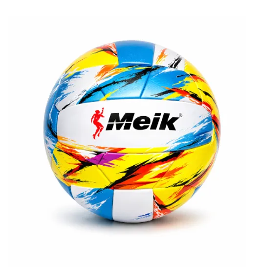 Волейбольный мяч Size 5 Machine-Stitched, желто-синий, код 2171D