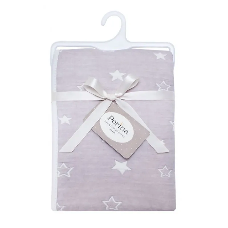 Cuvertură pentru bebeluși Steluțe (PL-01.1) Violet Cuvertură pentru bebeluși Steluțe (PL-01.1) Violet