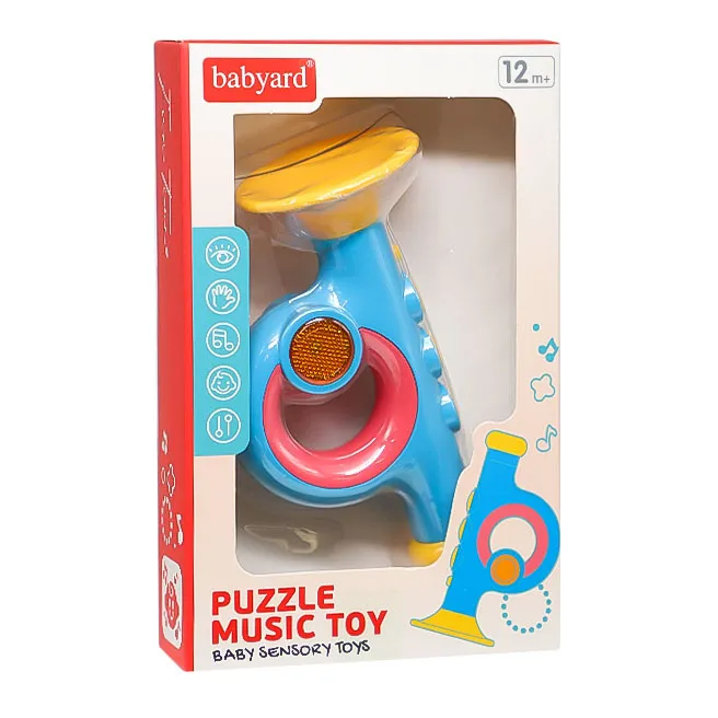 Trompetă roz cu lumină și sunet, cod 902034