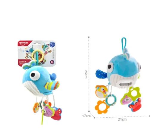 Погремушка Плюшевый кит 