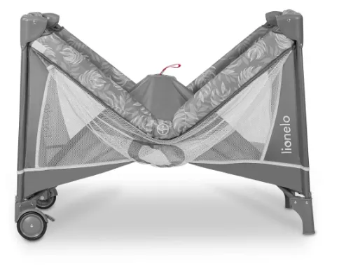 Pătuț pliabil 2 in 1 Lionelo Flower Grey Stone Pătuț pliabil 2 in 1 Lionelo Flower Grey Stone