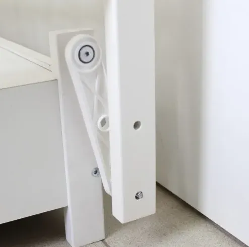 Pătuț Kuzya Elefant Alb pe balansoar cu sertar Pătuț Kuzya Elefant Alb pe balansoar cu sertar