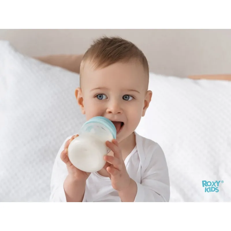 Biberon Roxy Kids 120ml, cu flux lent, 0+ (RBTL-001) Biberon Roxy Kids 120ml, cu flux lent, 0+ (RBTL-001)