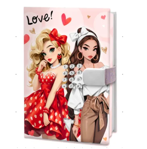 Блокнот с паролем «Стильные друзья»