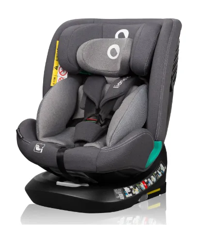 Scaun auto 0-36kg (I-Size) ISOFIX Lionelo Bastiaan One Grey Stone