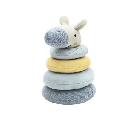 Jucărie de pluș Piramidă KikkaBoo Stripy Friends, 24 cm