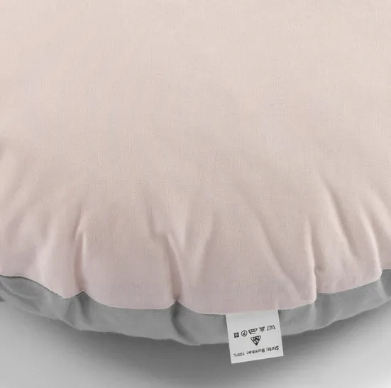 Pernă pentru gravide PM forma-V cu față de pernă Gri-Roz, 135 cm Pernă pentru gravide PM forma-V cu față de pernă Gri-Roz, 135 cm