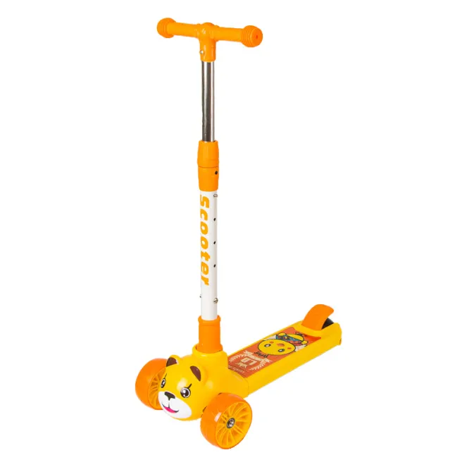 Самокат детский 601, желтый