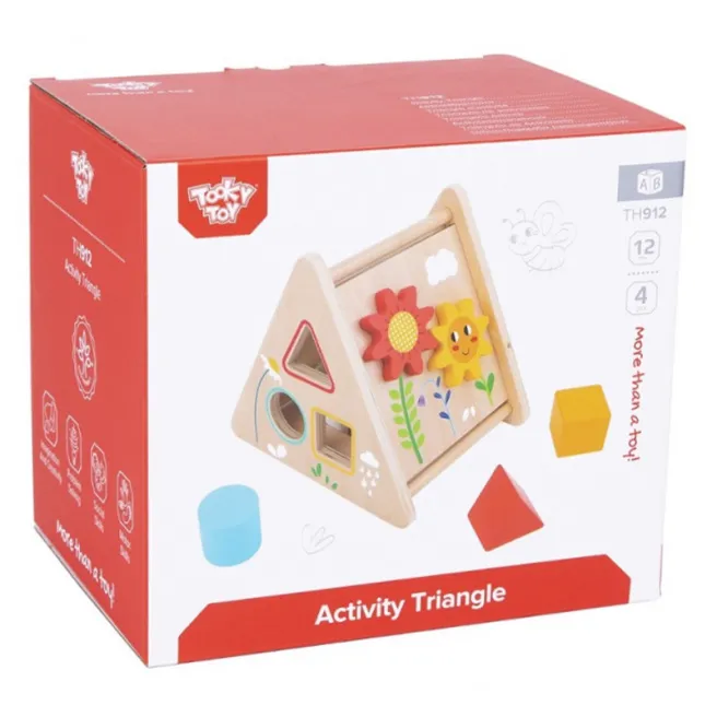 Sorter din lemn triunghi, cod 57329