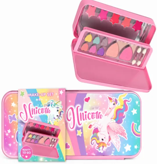 Set cosmetic compact roz Unicorn, 20x3x8 cm, 81.563.00