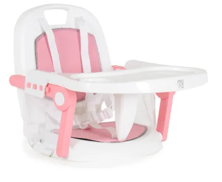Scaun pentru hranire 3 în 1 Moni Amaretti Pink Scaun pentru hranire 3 în 1 Moni Amaretti Pink