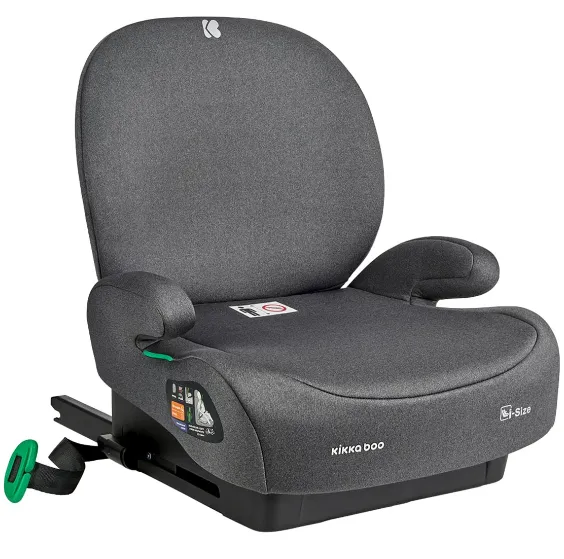 Inaltator auto-buster 125-150 cm (i-Size) Isofix Kikkaboo i-Boost Dark Grey Inaltator auto-buster 125-150 cm (i-Size) Isofix Kikkaboo i-Boost Dark Grey
