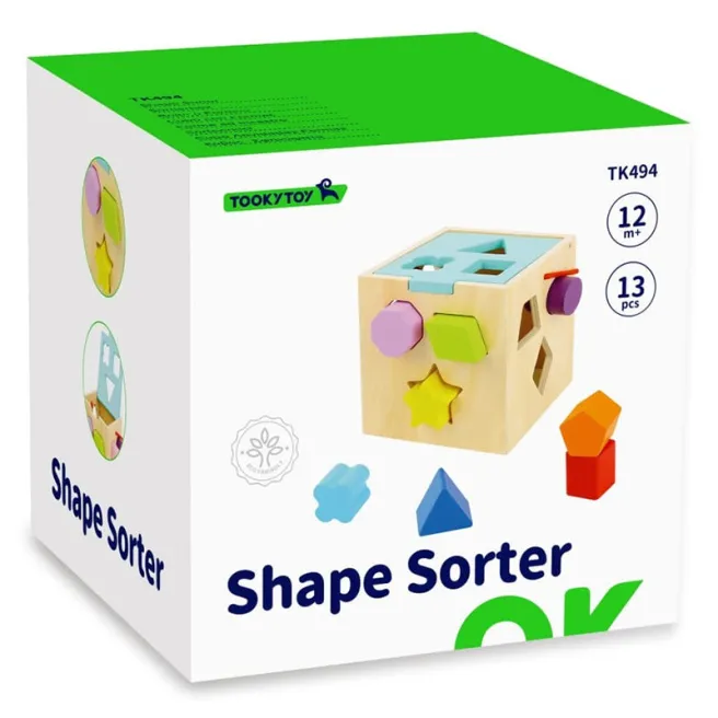 Sorter din lemn cu figuri, cod 57297