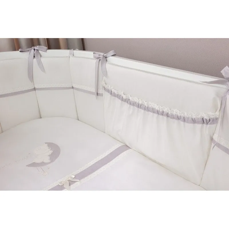 Lenjerie de pat pentru copii Perina Bonne nuit Oval (BNО7-125х75) Alb Lenjerie de pat pentru copii Perina Bonne nuit Oval (BNО7-125х75) Alb