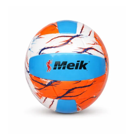 Волейбольный мяч Size 5 Machine-Stitched, оранжево-синий, код 2168D