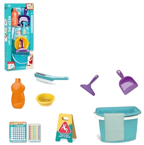 Set de curățenie pentru copii cu găleată