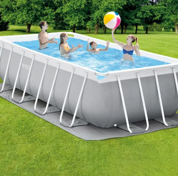 INTEX Piscină PRISM FRAME RECTANGULAR 488x244x107cm, 10874L, cadru metalic, cu pompă de filtrare INTEX Piscină PRISM FRAME RECTANGULAR 488x244x107cm, 10874L, cadru metalic, cu pompă de filtrare