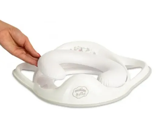 Colac pentru WC copii Maltex moale Satin Blue, 18 luni+ Colac pentru WC copii Maltex moale Satin Blue, 18 luni+